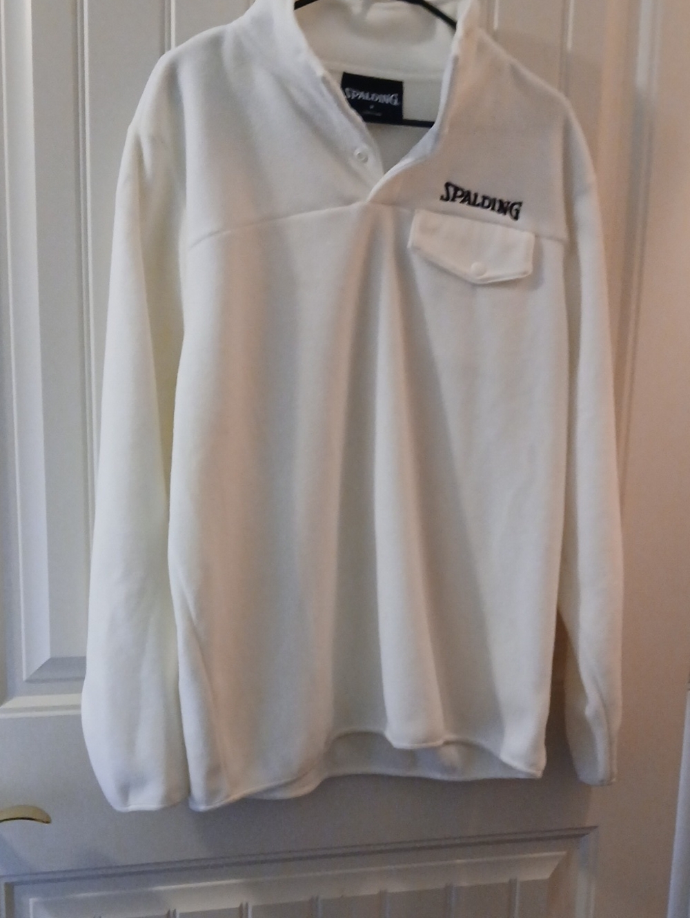 Spalding Men's White Pullover Shirt